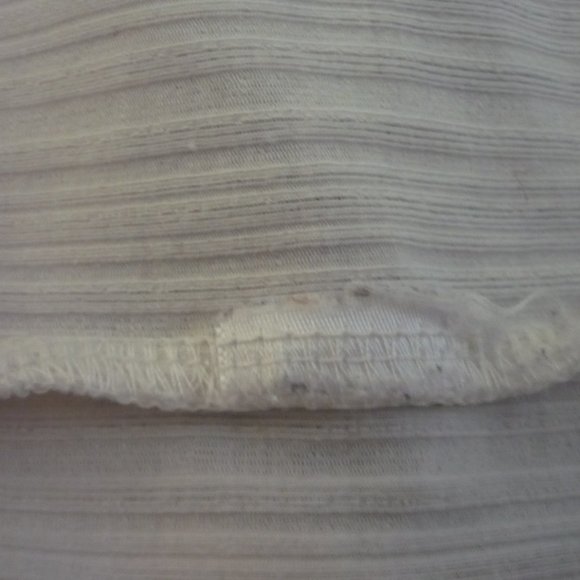 Rayon Blend Gentle Fawn Off Shoulder White Tank Top - Picture 7 of 8